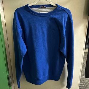 Champion Men's Vibrant Blue Crewneck Sweater